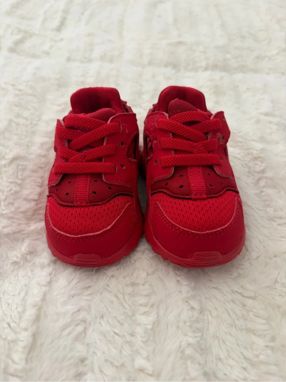 Kids Red Nike Air Huarache